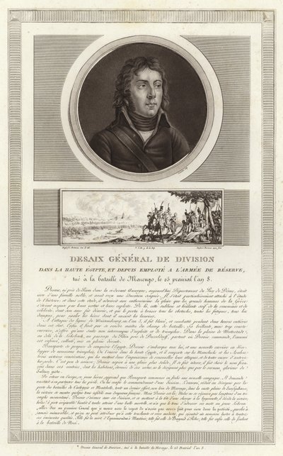 Louis Desaix portréja alkotó: Jean Duplessi Bertaux