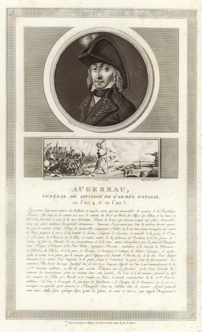 Pierre Augereau, Castiglione herceg portréja alkotó: Jean Duplessi Bertaux