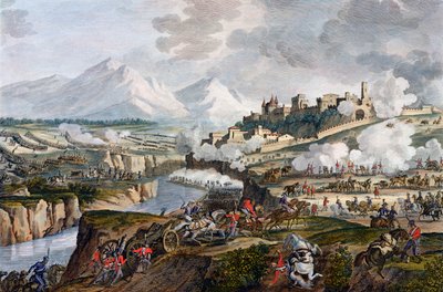 A roveretói csata, Olaszország, Fructidor 18., 1796. szeptember 4. alkotó: Jean Duplessis Bertaux