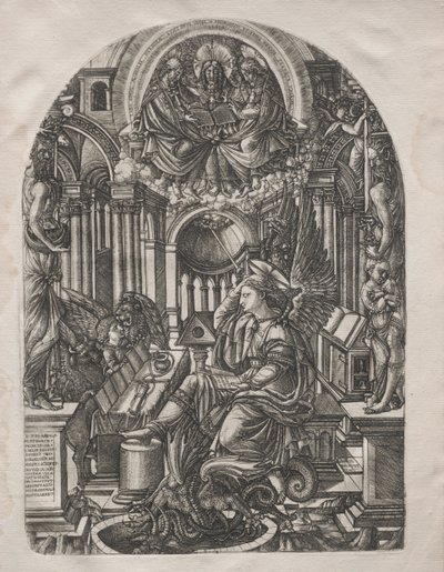 Az Apokalipszis: Szent János Patmosz szigetén, 1546-1556. alkotó: Jean Duvet