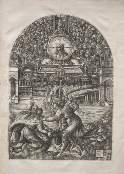 Az Apokalipszis: Az angyal megmutatja Szent Jánost, az élő víz forrását, 1546-1556. alkotó: Jean Duvet