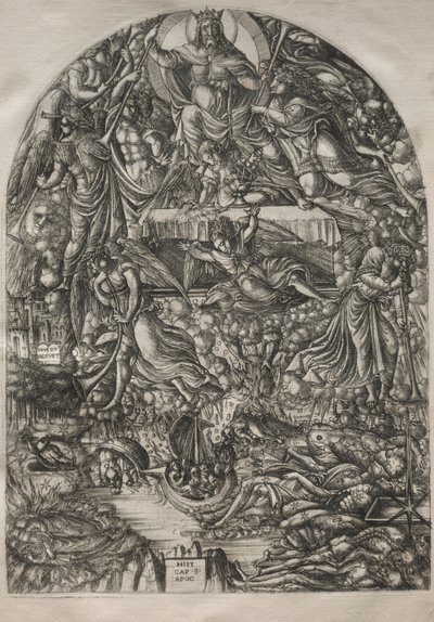 Az Apokalipszis: A hetedik pecsét felnyitása, 1546-1556. alkotó: Jean Duvet