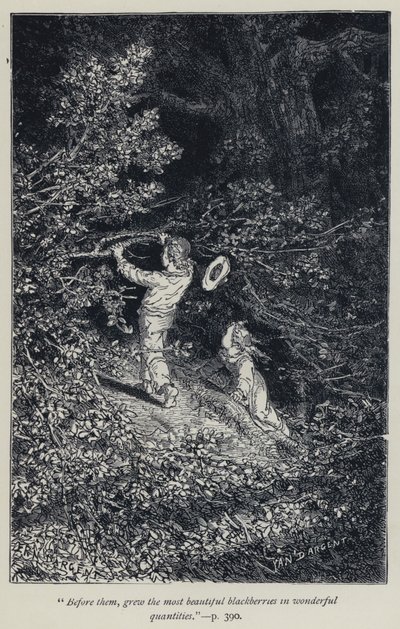 "Előttük a legszebb szeder termesztette csodálatos mennyiségben" (metszet) alkotó: Jean Edouard Dargent
