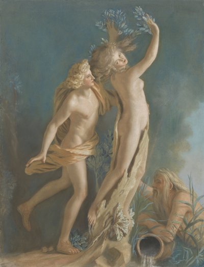 Apollo és Daphne, Lorenzo Bernini Márványcsoportja után a Galleria Borghese-ben, Rómában Apollo és Daphne, Lorenzo Bernini Márványcsoportja után a Galleria Borghese-ben, Rómában alkotó: Jean Étienne Liotard