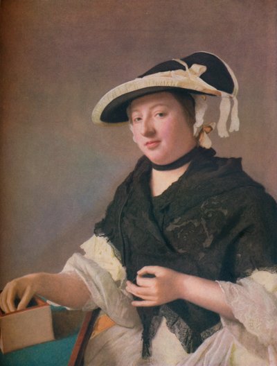 Lady Fawkener, c1760 alkotó: Jean Étienne Liotard