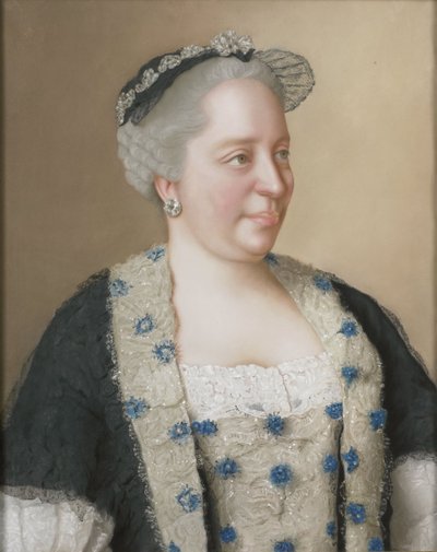 Mária Terézia osztrák császárné (1717-1780) portréja alkotó: Jean Étienne Liotard