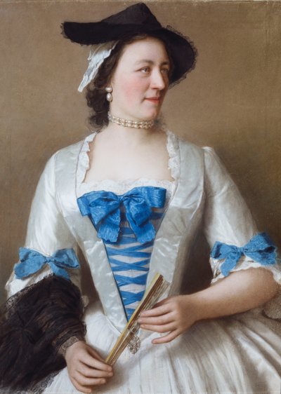 Porträt von Lady Tyrell von Jean Étienne Liotard