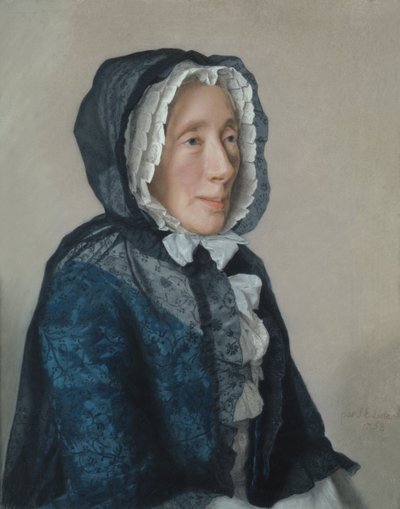 Madame Tronchin portréja, 1758 alkotó: Jean Étienne Liotard