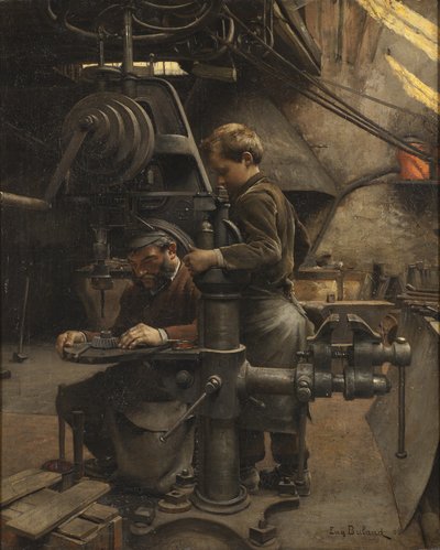 Un Patron avagy A tanítvány leckéje, 1888 alkotó: Jean Eugene Buland