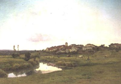 A Saone Lironcourtban, Vogézek alkotó: Jean F. Monchablon