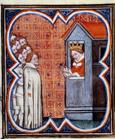 II. Károly, Navarra gonosz királya alkotó: Jean Fouquet