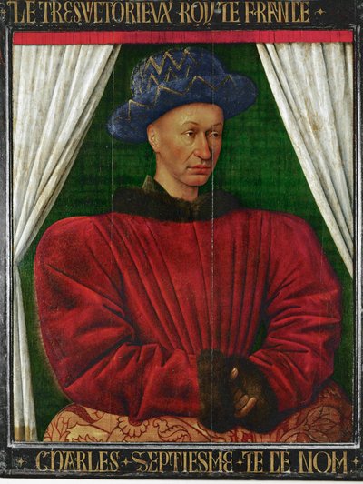 VII. Károly, Franciaország királya ... alkotó: Jean Fouquet