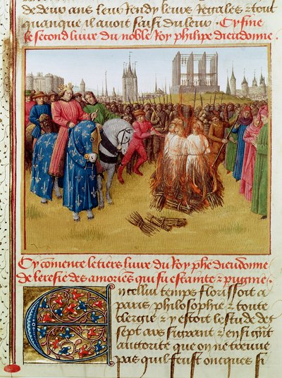 Fr 6465 f.236 Az eretnekek könyörgése 1210-ben (lásd még: 161701) alkotó: Jean Fouquet