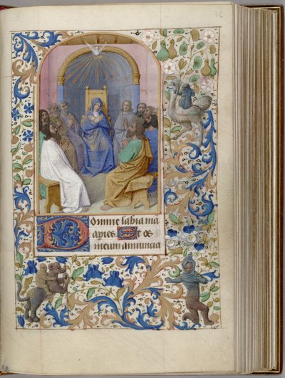 Pünkösdi Órakönyv, 1450-1499 alkotó: Jean Fouquet