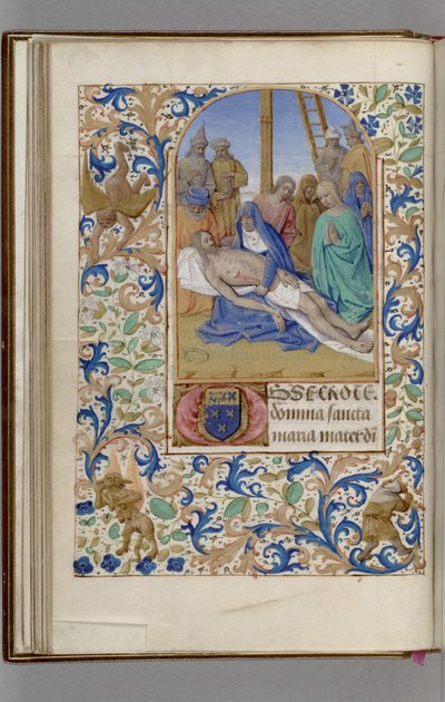 Pietà Órakönyv, 1450-1499 alkotó: Jean Fouquet