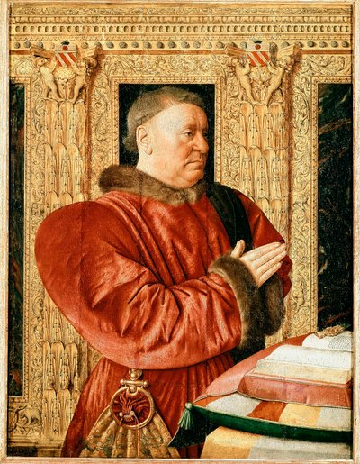 Guillaume Jouvenel des Ursins francia igazságügyi miniszter portréja (Festmény alkotó: Jean Fouquet