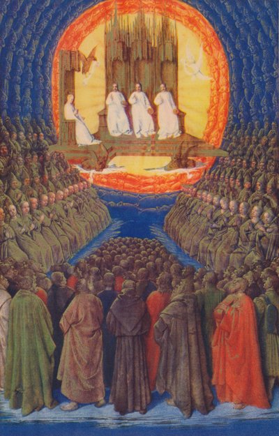 The Trinity In its Glory, c1455, 1939 alkotó: Jean Fouquet