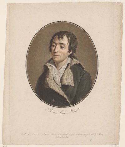 Jean Paul Marat portréja alkotó: Jean Francois (after) Garnerey