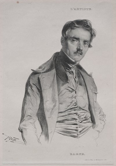 Antoine-Louis Barye. alkotó: Jean Francois Gigoux