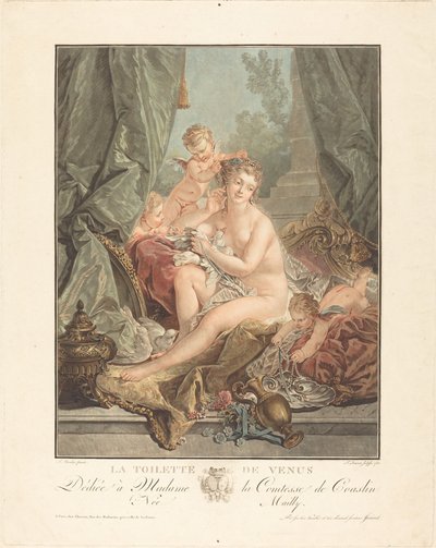 Vénusz vécéje, 1783. alkotó: Jean Francois Janinet
