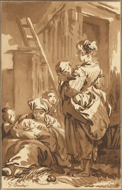 Ápolók, 1780. alkotó: Jean Francois Janinet