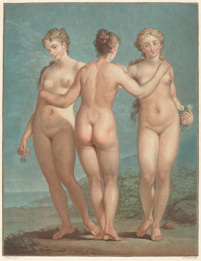 A három kegyelem. alkotó: Jean Francois Janinet
