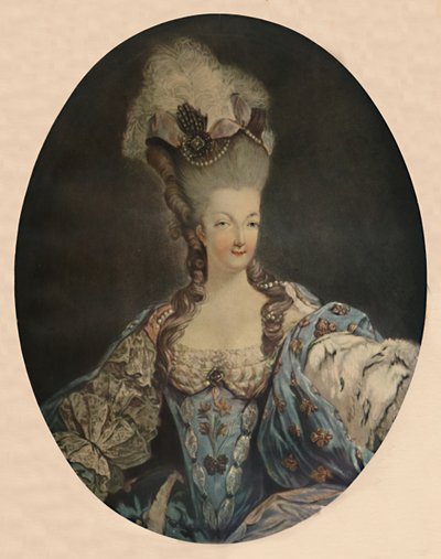 Marie Antoinette, Franciaország királynője, 1777, 1913 alkotó: Jean Francois Janinet