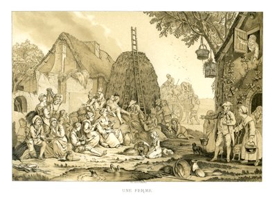 A farm, 1885. alkotó: Jean Francois Janinet