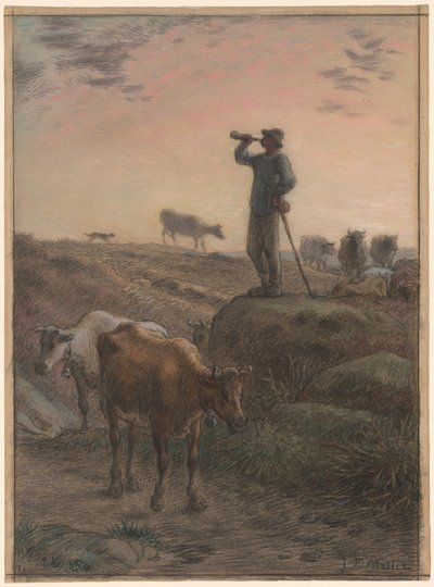 Hazahívjuk a teheneket alkotó: Jean Francois Millet
