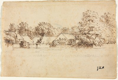 Víkendházak, 1870-1871. alkotó: Jean Francois Millet
