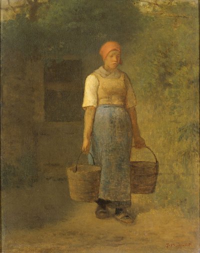 Vizet hordozó lány, 1855-60 körül alkotó: Jean Francois Millet