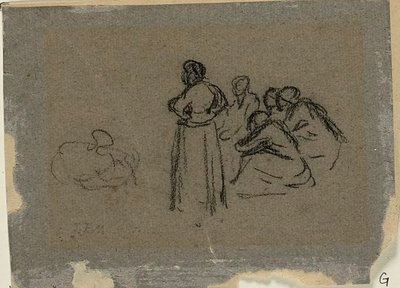 Női csoport alkotó: Jean Francois Millet