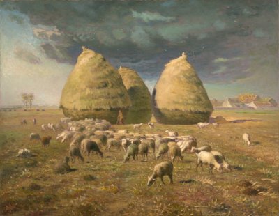 Szénakazalok: Ősz, 1874 körül alkotó: Jean Francois Millet