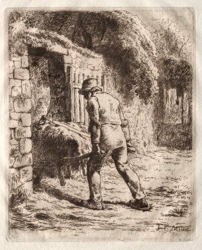 Talicskás paraszt alkotó: Jean Francois Millet