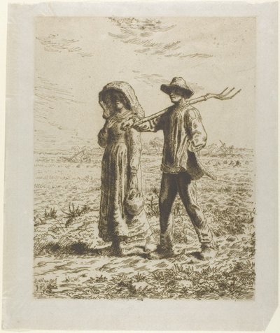 Munkába menő parasztok alkotó: Jean Francois Millet