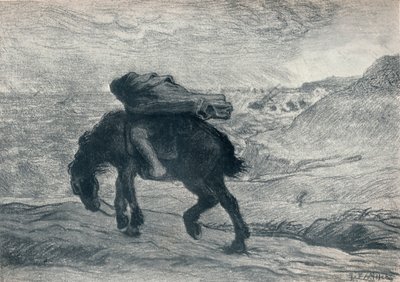 Phoebus és Boreus, 19. század alkotó: Jean Francois Millet