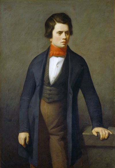 Leconte de Lisle portréja alkotó: Jean Francois Millet