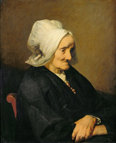 Az özvegy Roumy portréja alkotó: Jean Francois Millet