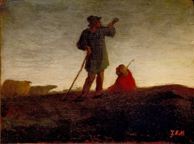 A nyáj felidézése, 1866-1872 alkotó: Jean Francois Millet