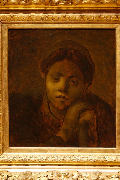 Pásztor botján pihen, 1872 alkotó: Jean Francois Millet