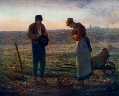 Az Angelus, 1857-1859, 1912. alkotó: Jean Francois Millet