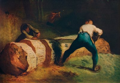 The Wood Sawyers, Les scieurs de long, 1850, 1911 alkotó: Jean Francois Millet