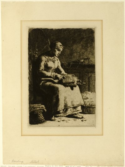 A gyapjú-karder alkotó: Jean Francois Millet