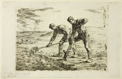 Két férfi ás alkotó: Jean Francois Millet