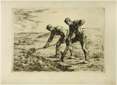 Két férfi ás alkotó: Jean Francois Millet