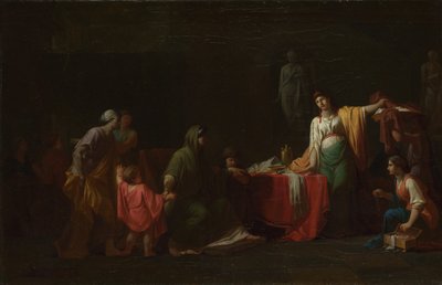 Cornelia, a Gracchi anyja, 1781 alkotó: Jean François Pierre Peyron