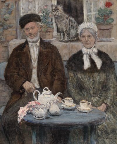 Délutáni tea alkotó: Jean Francois Raffaelli