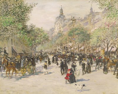 Boulevard Haussmann alkotó: Jean Francois Raffaelli