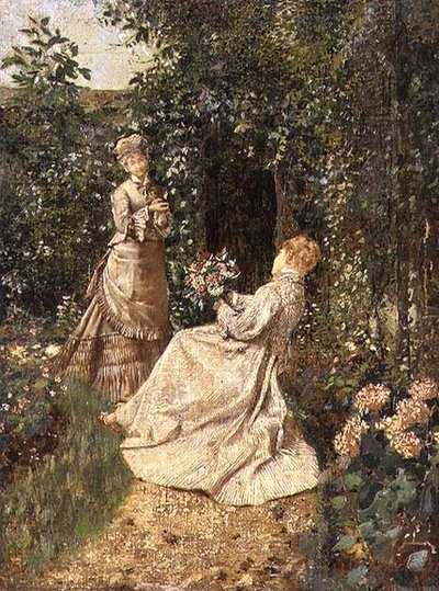 A kertben alkotó: Jean Francois Raffaelli