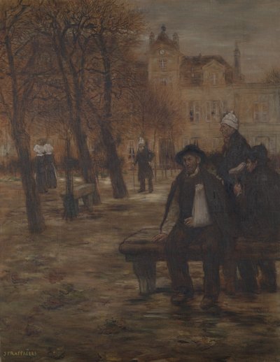 A régi lábadozók, 1892 körül alkotó: Jean Francois Raffaelli